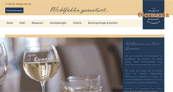 Desktop Screenshot of hotelgermania-wittenberge.de